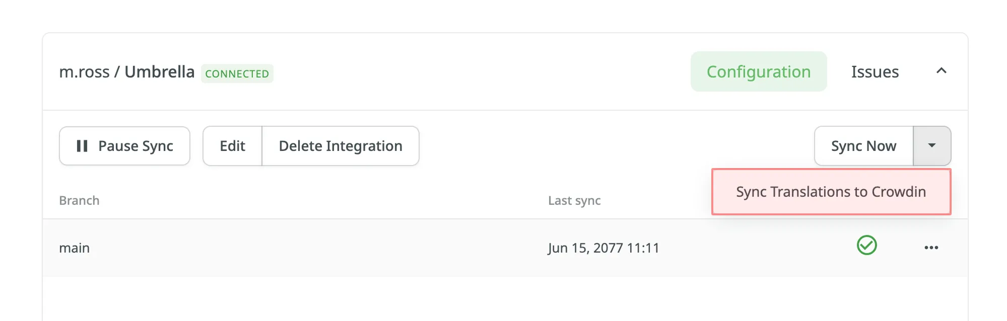 GitHub Upload Translations