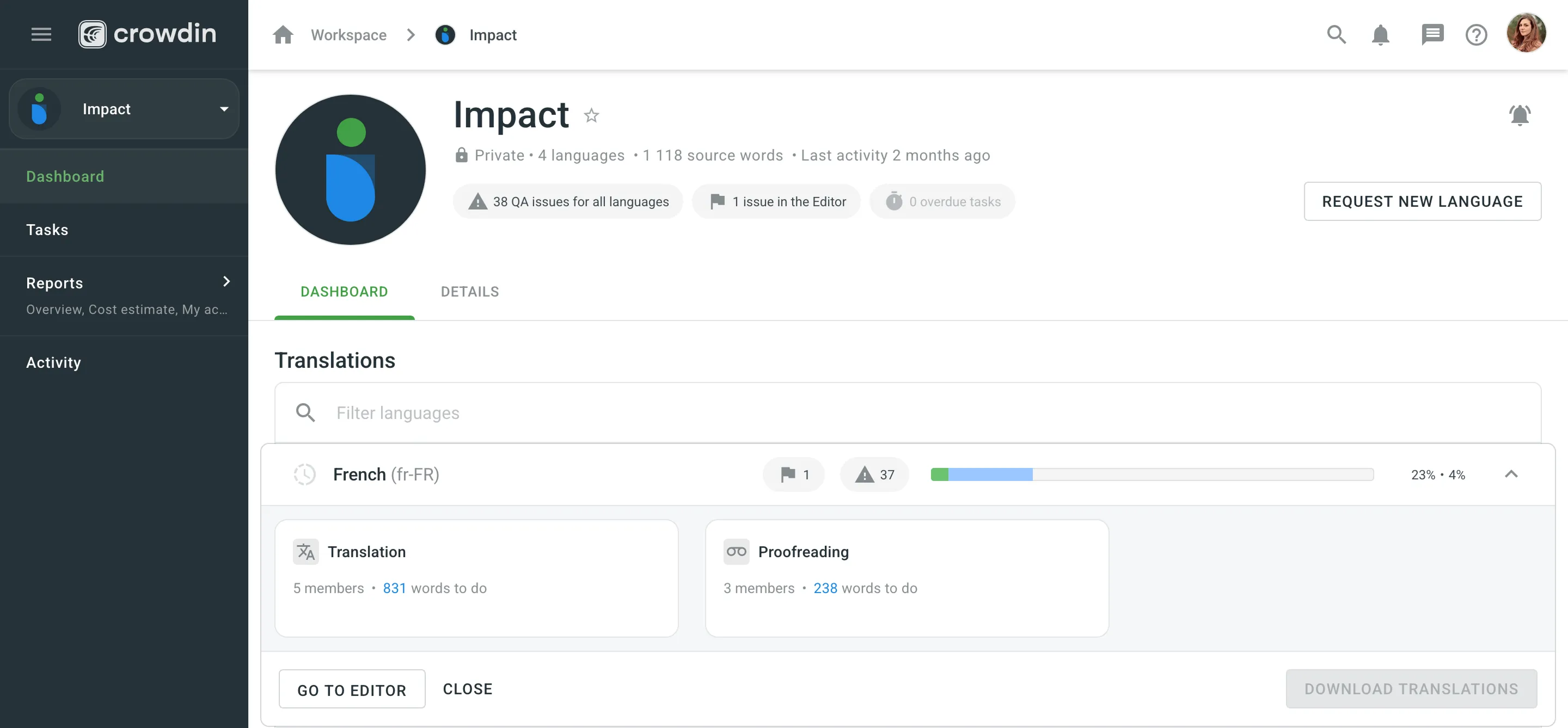 Open Project